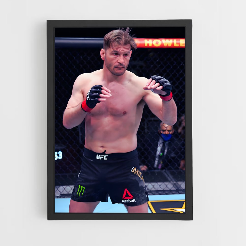 Poster L'Invincible Miocic – affiche MMA (vue 2)